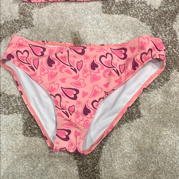 Pink Heart Patterned Bikini Set - Picture 5 of 10
